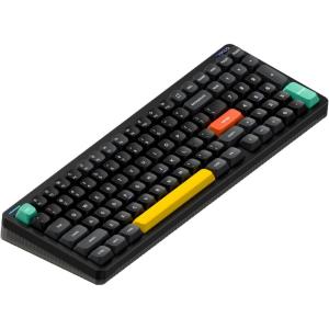 nuphy Halo96 V2 Wireless Keyboard,Gasket Structure,96% Hot Swappable Gaming Keyboard, 99 Kyes RGB Backlit Mechanical Keyboard, Support QMK/VIA,Bluetooth/USB-C/2.4GHz-Blue,Lemon Switches (55gf)(Black)